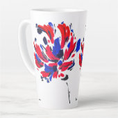 Fleur éclatée カフェラテマグ (左アングル)