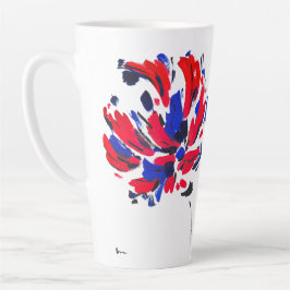 Fleur éclatée カフェラテマグ