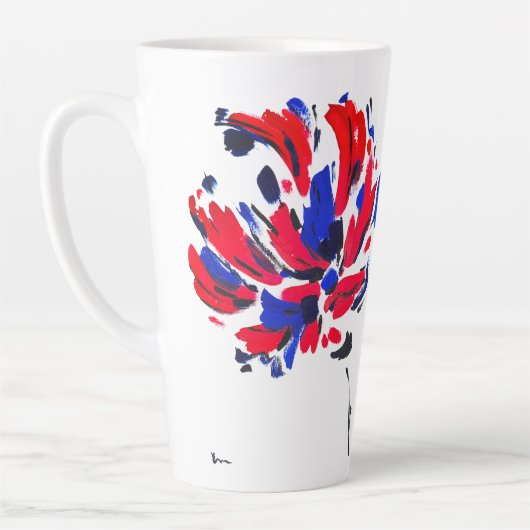 Fleur éclatée カフェラテマグ (左)