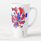 Fleur éclatée カフェラテマグ (右)