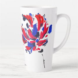 Fleur éclatée カフェラテマグ