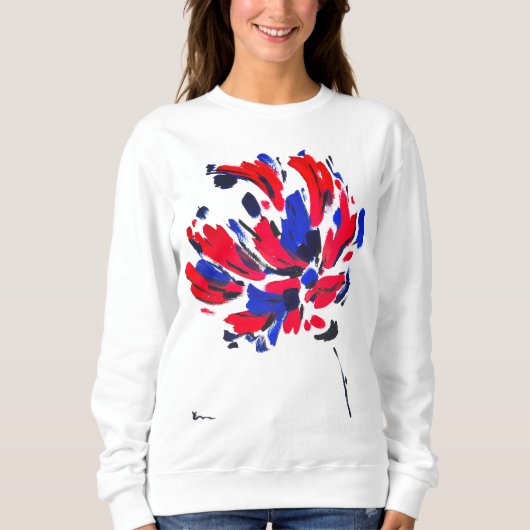 Fleur éclatée スウェットシャツ (正面)