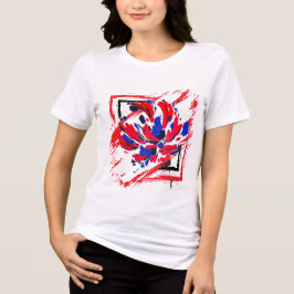 Fleur éclatée トライブレンドTシャツ