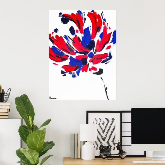 Fleur éclatée ポスター (ホームオフィス)