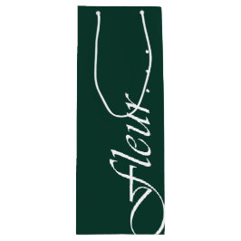 Fleur Green Custom Bouquet Bag ワインギフトバッグ