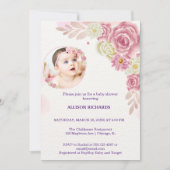 Fleur rose 招待状 (正面)