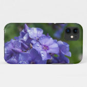 fleur violet avec la rosée du matin Case-Mate iPhoneケース (裏面(横))