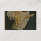 Fleurette、「ヨセフ雄鹿ボードビルCo.」のレトロのThea 名刺 (裏面)