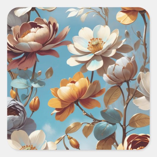 Fleurs スクエアシール (正面)