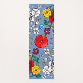 fleurs au coquelicot ヨガマット (正面)