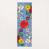 fleurs au coquelicot ヨガマット (裏面)