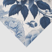 Fleurs bleue et blanches 薄葉紙 (詳細)