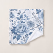 fleurs bleues vintage バスタオルセット (ウォッシュタオル)