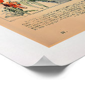 Fleurs by Adolphe Millot  Vintage Botanical Poster ポスター (角)