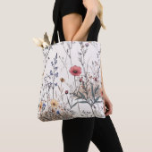Fleurs des champs トートバッグ (クローズアップ)
