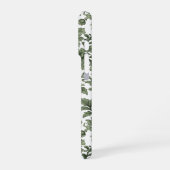 fleurs et feuilles vertes iPhoneケース (左側面)