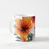 Fleurs Exotiques – Bouquet Tropical Mug コーヒーマグカップ (正面左)