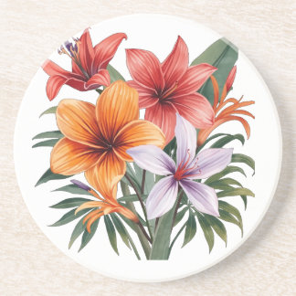 Fleurs Exotiques – Dessous de verre  コースター