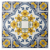 Fleurs jaunes 2 タイル (正面)