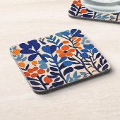 fleurs retro 70's コースター (左側)