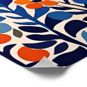 fleurs retro 70's ポスター (角)