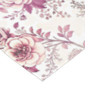 fleurs roses et rouge foncé テーブルクロス (アングル)