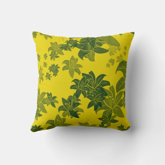 fleurs vertes クッション (裏面)