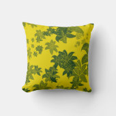 fleurs vertes クッション (正面)