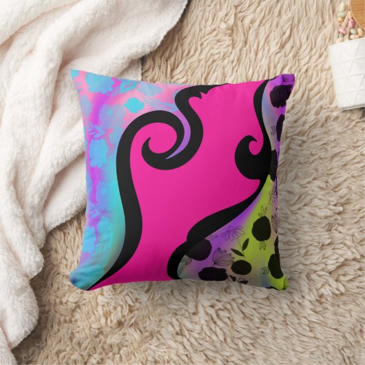 fleurs vertes クッション (ブランケット)