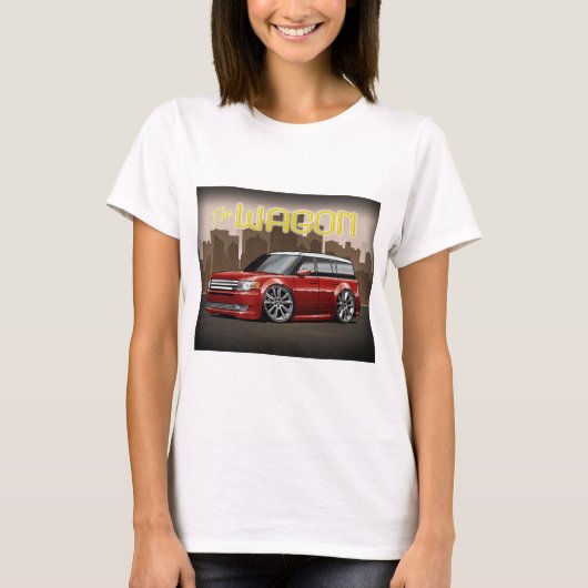 FLEX_Cartoon_Cinn_WT Tシャツ (正面)