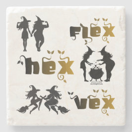 Flex. Hex. Vex. ボディポジティブで多様な魔女たち ストーンコースター