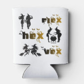 Flex. Hex. Vex. ボディポジティブで多様な魔女たち 缶クーラー (裏面)