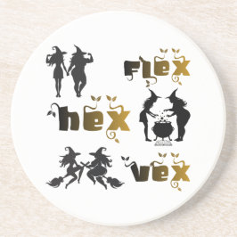 Flex. Hex. Vex. ボディポジティブで多様性のある魔女たち コースター