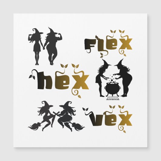 Flex. Hex. Vex. ボディポジティブで多様性豊かな魔女たち (正面)