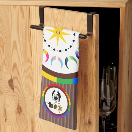 Flex. Hex. Vex. LGBTQIA+ Altar Ritual Prayer Cloth キッチンタオル (三つ折り)