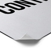 Flex Is Temporary Control Is Permanent Quote ポスター (角)