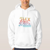 Flex Your Fortitude Men's Shuts & Sweatshirts パーカ (正面)