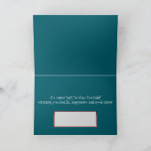 Flexible Holiday 4" x 5.6" Folded Greeting Card カード (内部)