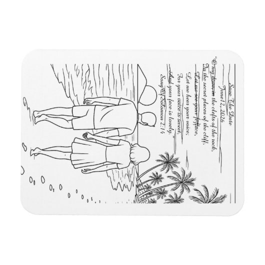 Flexible Photo Magnet マグネット (横)