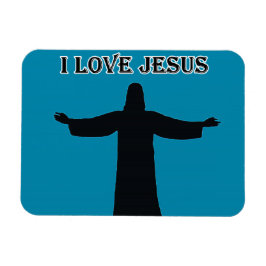 Flexible Photo Magnet  i love jesus  マグネット