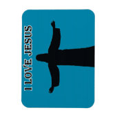 Flexible Photo Magnet  i love jesus  マグネット (縦)