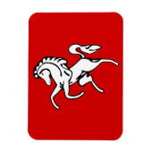 Flexible photo magnet with flag of Kent County マグネット (縦)