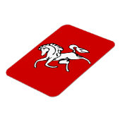 Flexible photo magnet with flag of Kent County マグネット (左側)