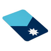 Flexible photo magnet with flag of Minnesota, USA マグネット (右側)