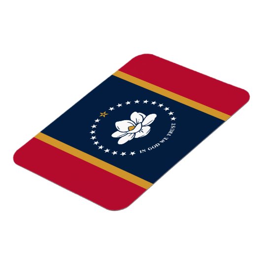 Flexible photo magnet with flag of Mississippi マグネット (左側)