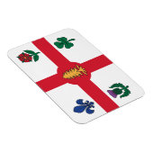 Flexible photo magnet with flag of Montreal マグネット (右側)