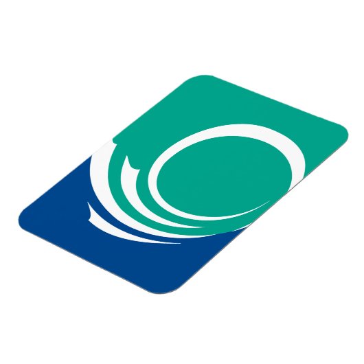 Flexible photo magnet with flag of Ottawa, Canada マグネット (左側)