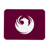 Flexible photo magnet with flag of Phoenix City マグネット (横)