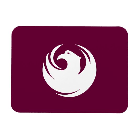 Flexible photo magnet with flag of Phoenix City マグネット (横)
