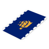 Flexible photo magnet with flag of Quebec City マグネット (左側)